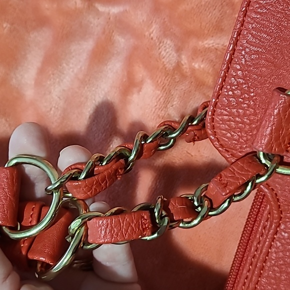 Olivia + Joy Red Satchel Purse - Picture 6 of 14